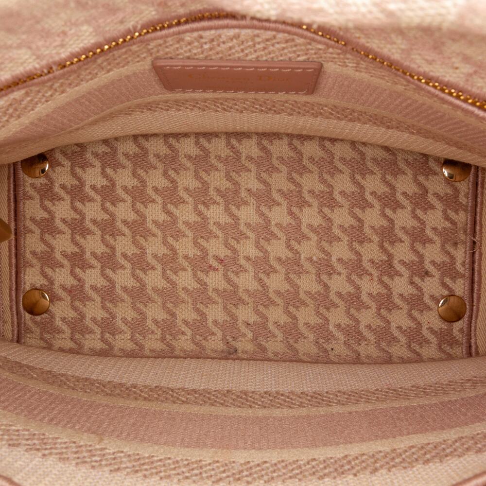 Dior Medium Embroidered Canvas Houndstooth Lady D Lite - Picture 6 of 16